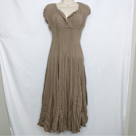 Chelsea & Theodore Dresses Chelsea Theodore Brown Cottage Core